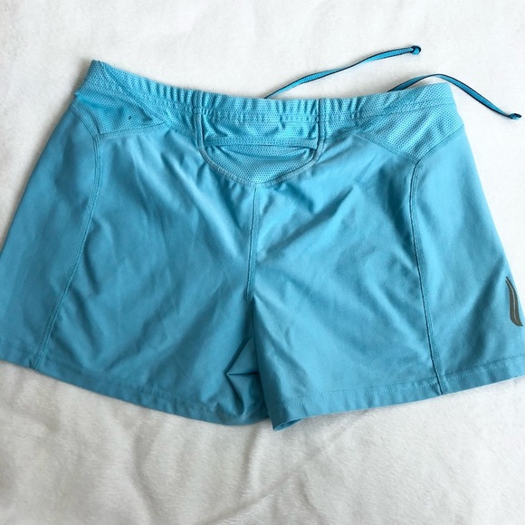 Nike Short Womens Sz Small Light Blue Exercise Sports Dri Fit Gym Athletic Pants - Picture 5 of 10